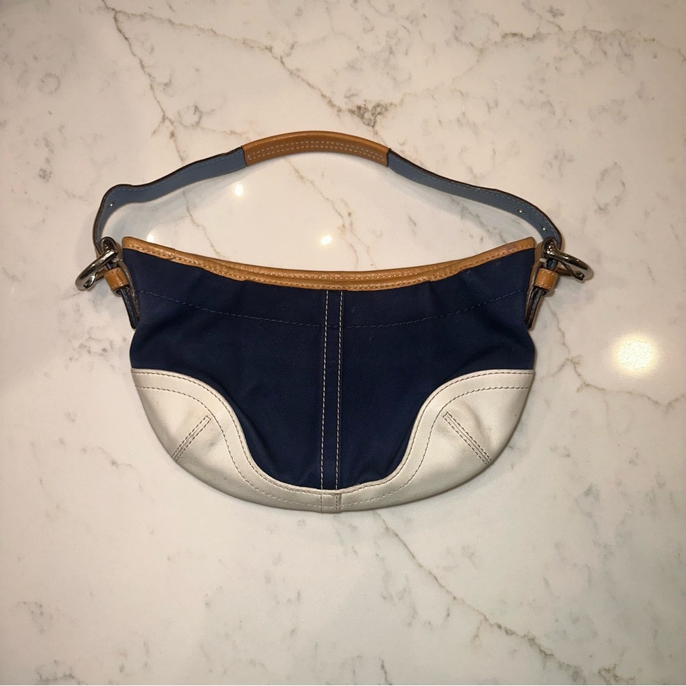 Coach Small Hobo Leather Shoulder Bag/Totel
Handbag 4431 Two-Tone Women's